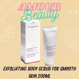 CLARINS EXFOLIATING BODY SCRUB FOR SMOOTH SKIN WITH BAMBOO POWDERS 200ML